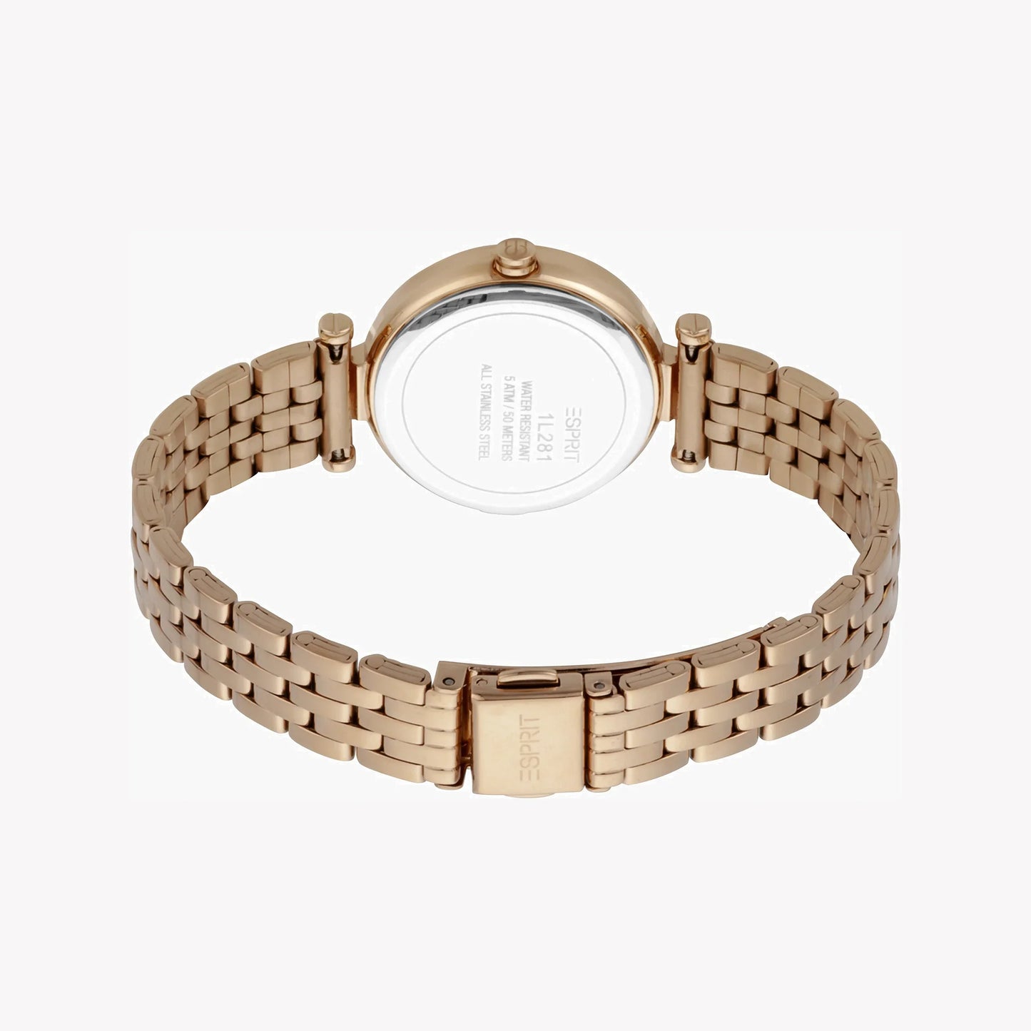 Esprit Women's Rose Gold Stainless Steel Watch, Round Case | Esm-12345