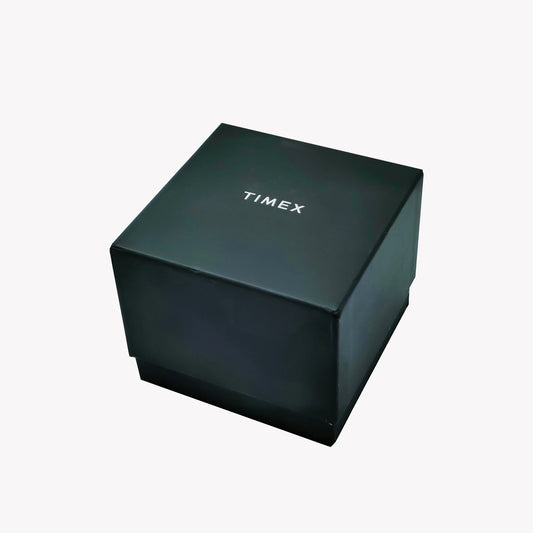 Timex Men's Black Leather Watch, Brass Case | Tw2r85500