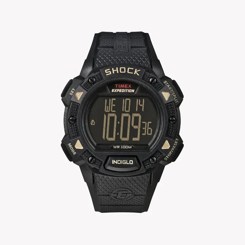 Timex Men's Black Resin Watch, Digital Dial | T49896