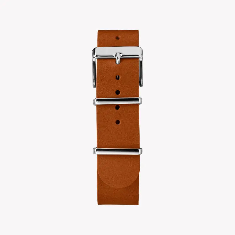 Timex Men's Brass Watch, Black Dial, Brown Leather Strap | Tw2p97900