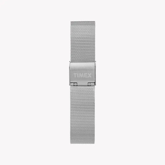 Timex Women's Silver Stainless Steel Watch, Silver Dial | Tw2r36200