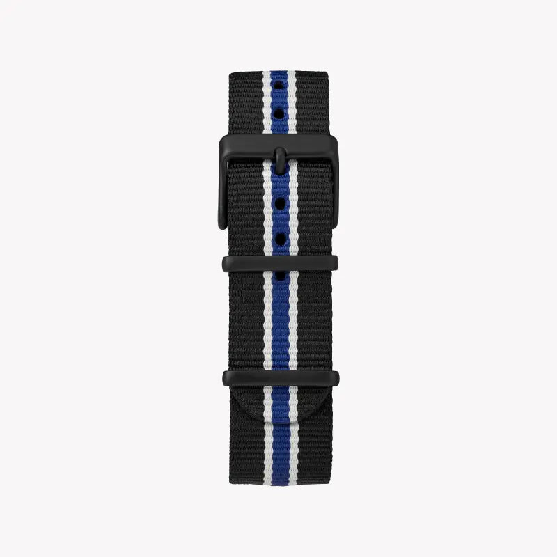 Timex Men's Black Fabric Watch, Stainless Steel Case | Tw2t29700
