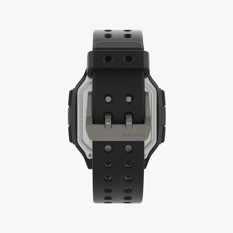 Timex Men's Black Silicone Watch, Digital Dial | Tw5m29000